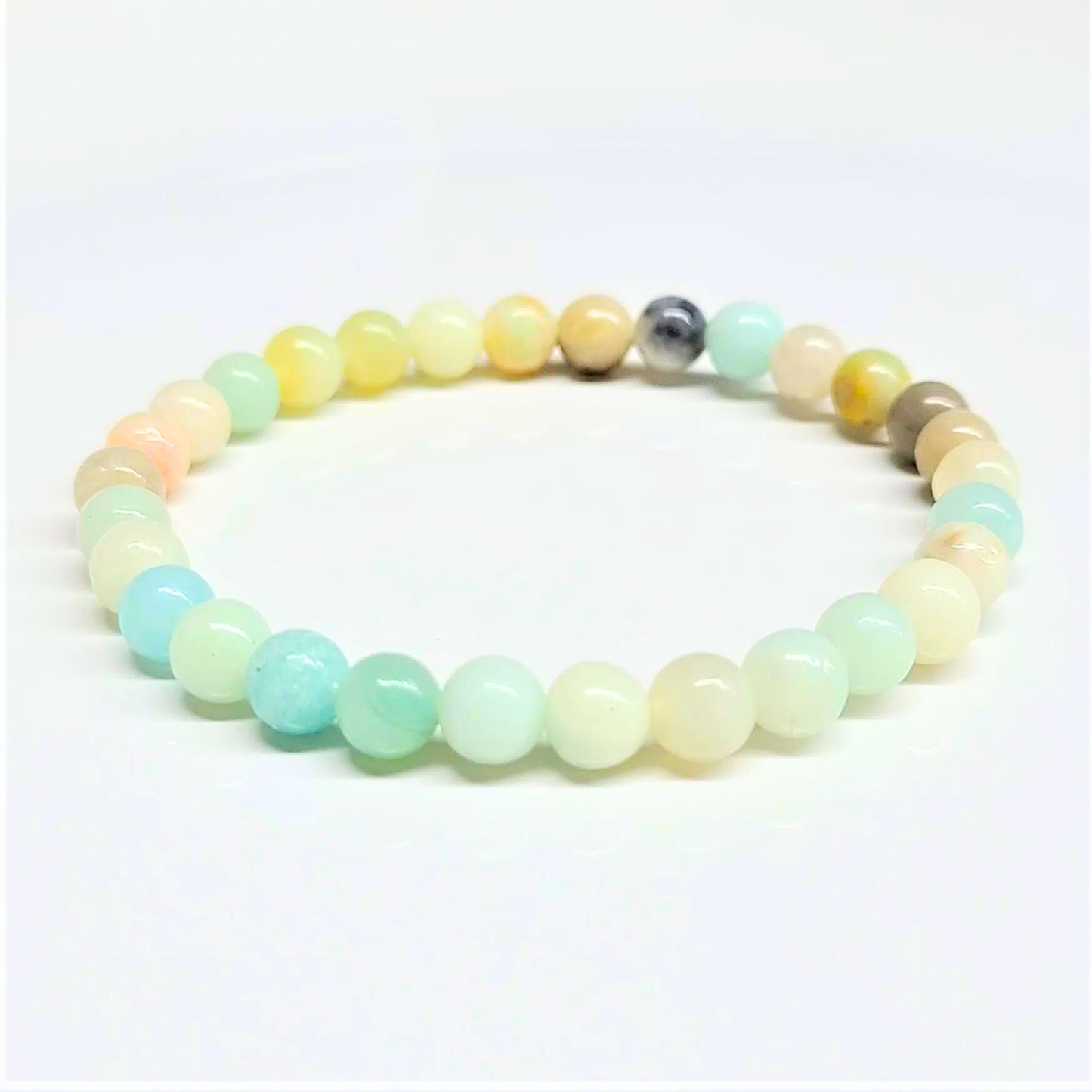 Amazonite Beaded Bracelet 6mm