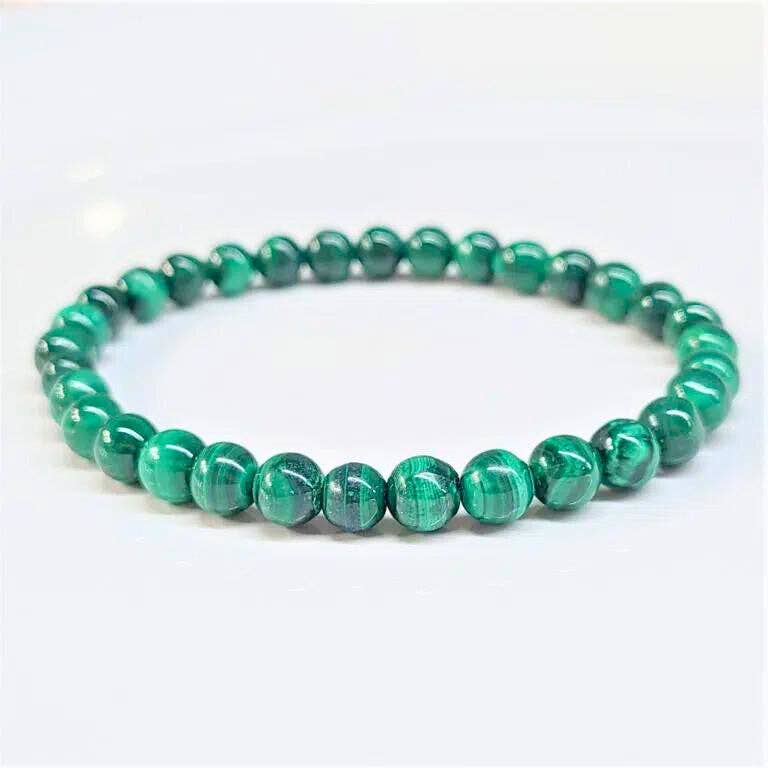 Malachite Beaded Bracelets 6mm