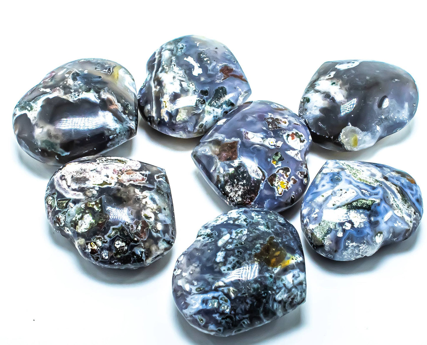 Blue Ocean Jasper Mini Heart