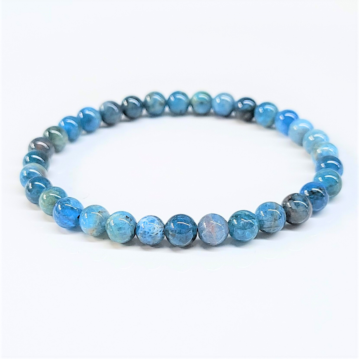 Apatite Beaded Bracelet 6mm