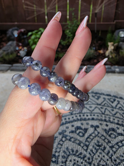 Iolite Beaded Bracelets 6mm