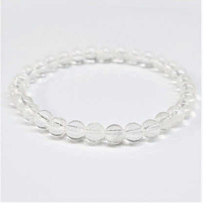 Clear Quartz Beaded Bracelets 6mm